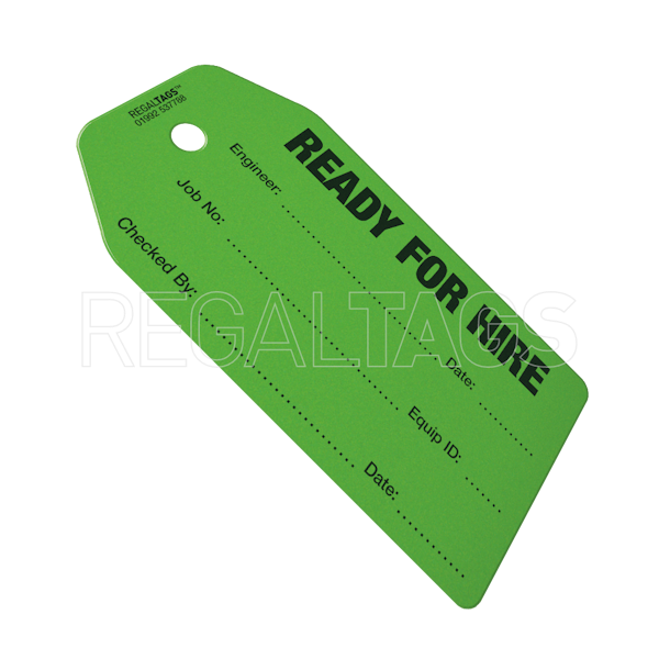 Smaller Hire Tag Green